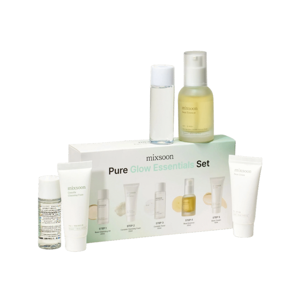 Mixsoon - Pure Glow Essentials Set (5 pcs travel size)